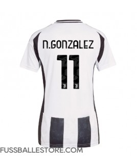 Günstige Juventus Nicolas Gonzalez #11 Heimtrikot Damen 2024-25 Kurzarm